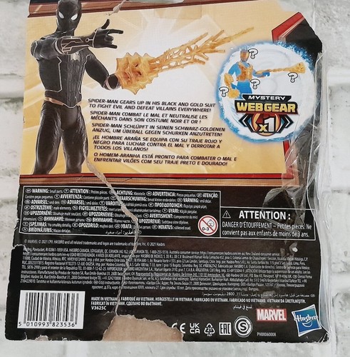 Spider-Man Mystery Web Gear Action Figure Spiderman Marvel - Picture 4 of 6