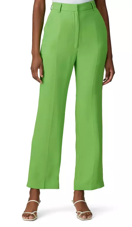 Crepe straight leg clearance pants