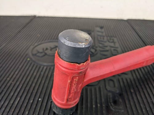 #aw050 Snap On Tools 16oz Combination Steel & Soft Face Dead Blow Hammer HSPD16 - Picture 9 of 13