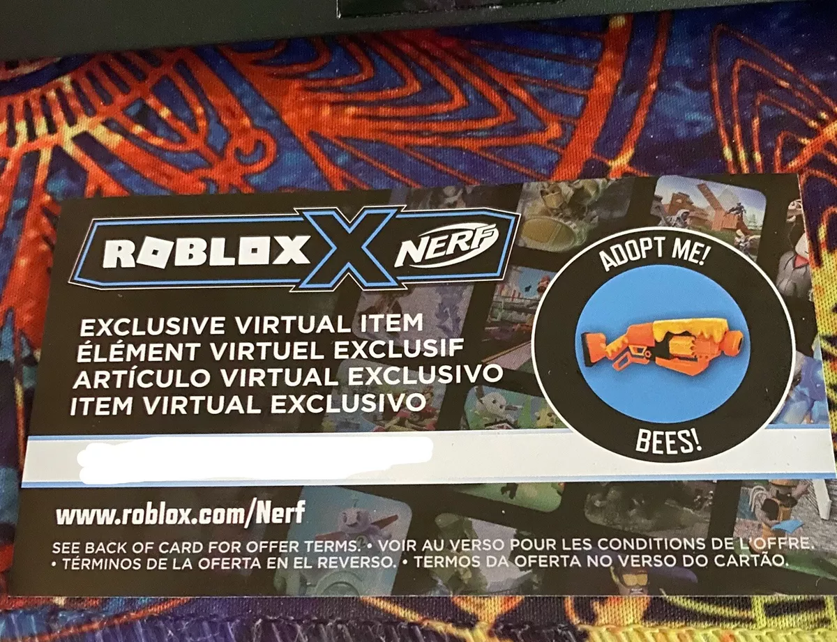 Hasbro F2486 Nerf Roblox Adopt Me!: BEES! Lever Action Blaster, 1 - Fry's  Food Stores