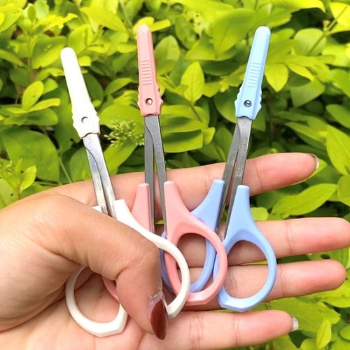 Professional Straight Curved Tip Scissors Makeup Tools - Picture 10 of 15