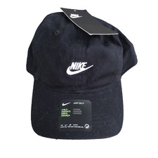 NWT Nike Child Unisex Black and White Strapback Adjustable Hat