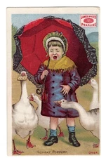 19th Century Victorian Trade Card James Pyles Pearline Soap Highway Robbery