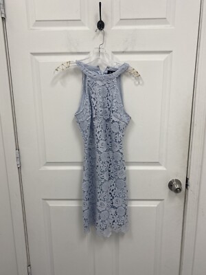 chinese dress ladies For Love & Lemons Marlowe Mini Dress Light Blue – blueandcream