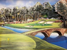 golfing stormtroopers golf star wars fine art print poster thrift store painting