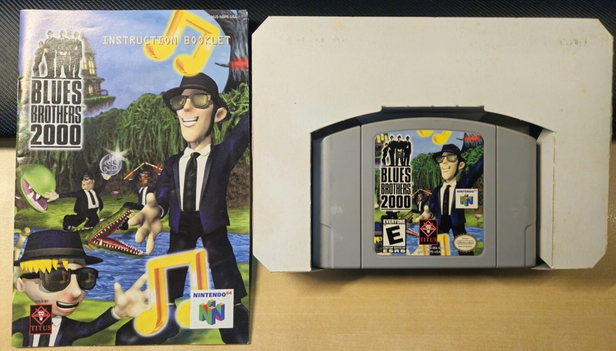 NINTENDO 64 - N64★BLUES BROTHERS 2000 海外版 端子清掃済み 51uxe25gMyL._AC_SY200_QL15_.jpg