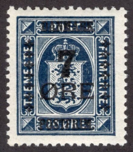 DENMARK 1926-27 SC #191 - VF MNH** 7o on 20o scv $30.00 *Bay Stamps*