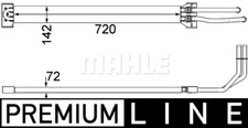 MAHLE CLC 109 000P Oil Cooler, steering system for PORSCHE,VW