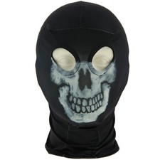 Maschera viso passamontagna teschio di Alejandro fantasma Halloween travestimento costume oggetto di scena COD