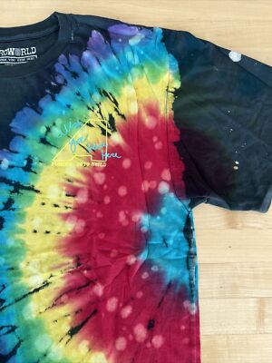 Tシャツ・カットソー Travis Scott Astroworld Europe Exclusive Tie Dye T-Shirt Travis Scott Astroworld Europe 2019 Tour Tee Tye Dye XLarge