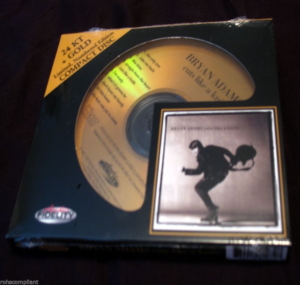 BRYAN ADAMS - Cuts Like A Knife - Audio Fidelity 24kt Gold
