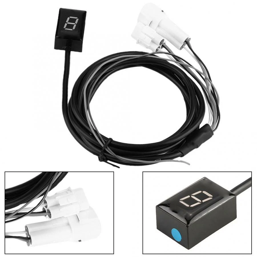 Indicador de marcha LED rojo LED para moto Yamaha YZF-R1/R6 FZ6 FZ8 XJ6N FJR1300 Foto 4 de 4