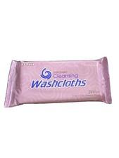 Bath Washcloths 24ct With Vitamin E, Chamomile  Aloe Bath