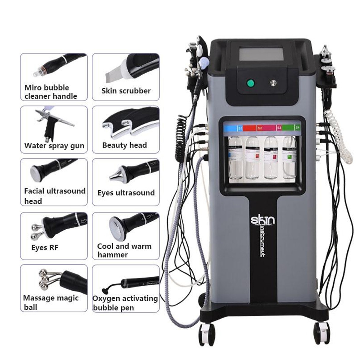 10in1 Hydra Spa Facial Beauty Machine Hydro Dermabrasion Skin