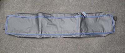 PRP Seats  Under / Behind Seat Storage Bag Blue Trim 54''x9''x4''