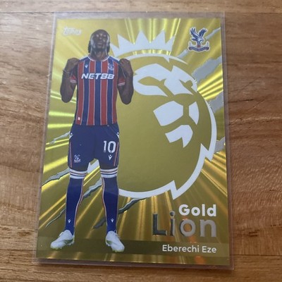 #GL8 Eberechi Eze Gold Lion - Topps 2025-2026 Crystal Palace Premier League Card
