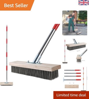 Robuste 57'' Outdoor Scheuerbürste mit starken Metallborsten und Teleskopstiel