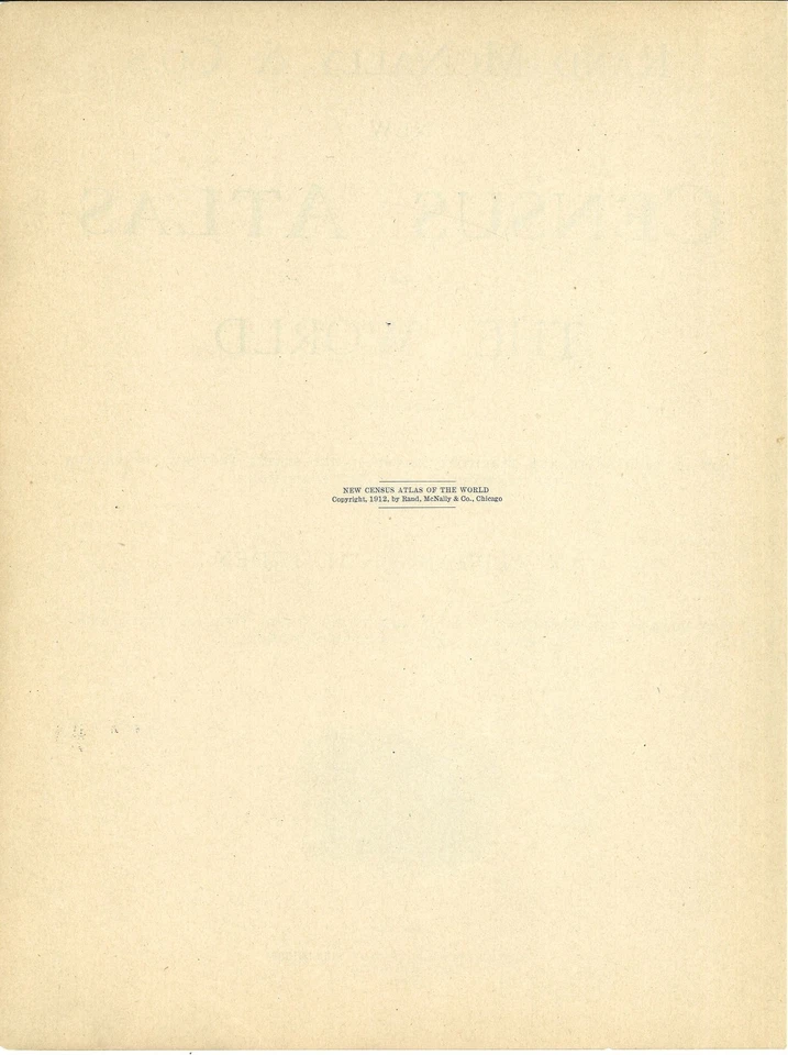 1908 / 1910 "Green" Map of CUBA fm 1912 New Census Atlas SEE DESCRIP - Image 3 of 3