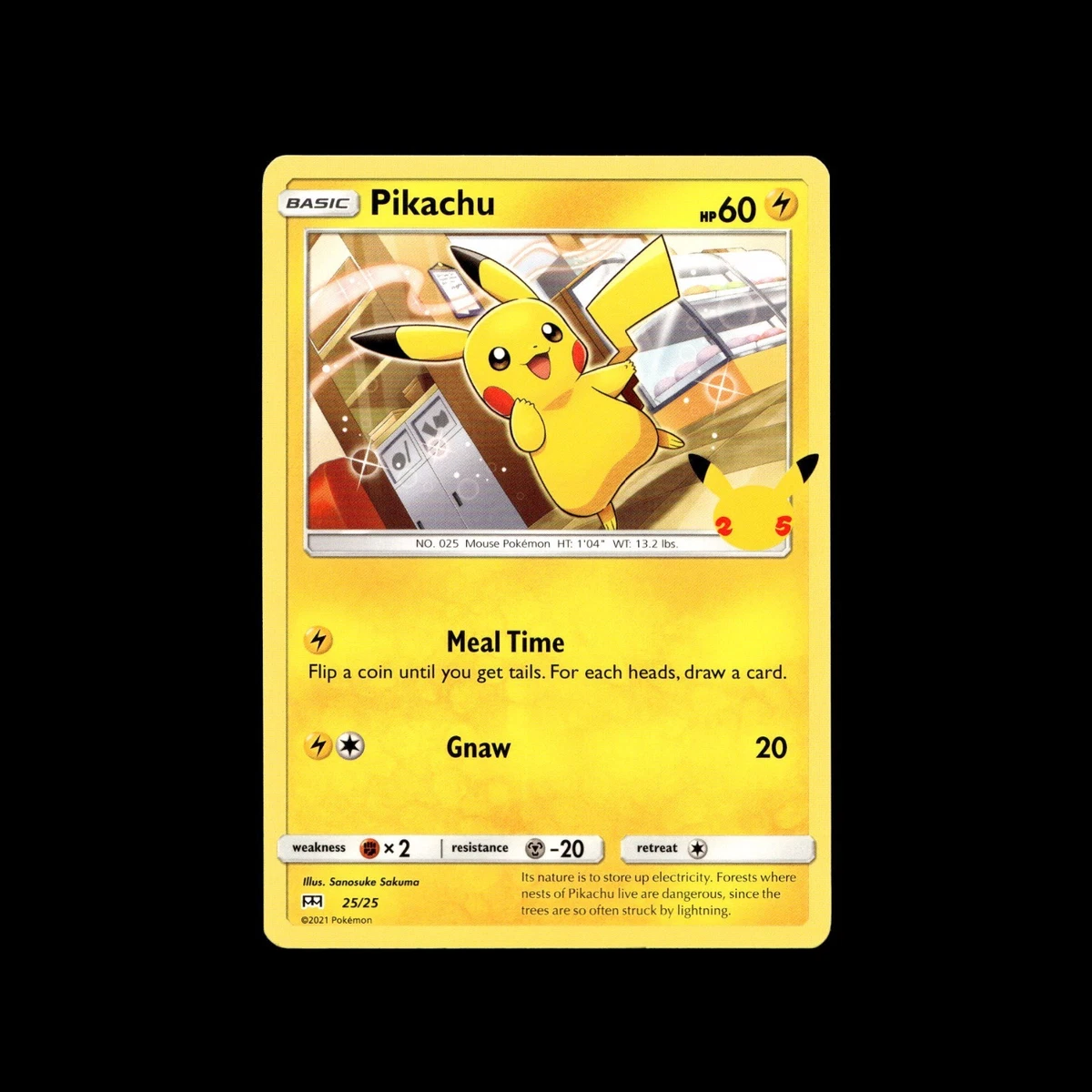 Pikachu 025/025 McDonald's 25th Anniversary for sale | eBay