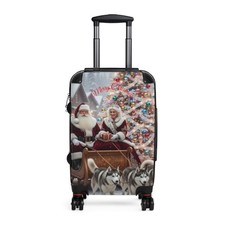 Deluxe Christmas Santa & Mrs. Claus Suitcases Deluxe Holiday Gift
