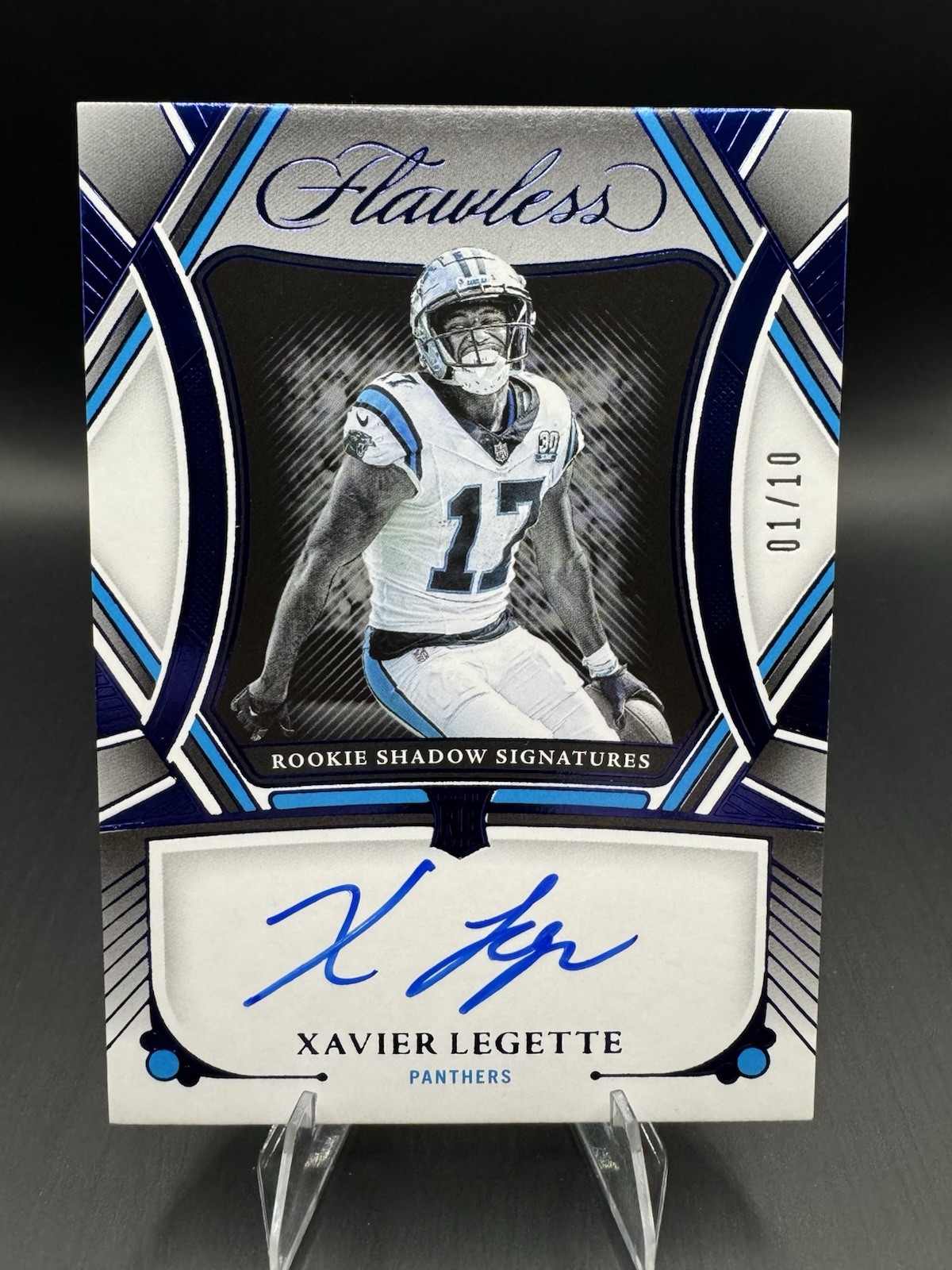 Xavier Legette Panini Flawless Rookie Shadow Signatures #RSSXLE Base
