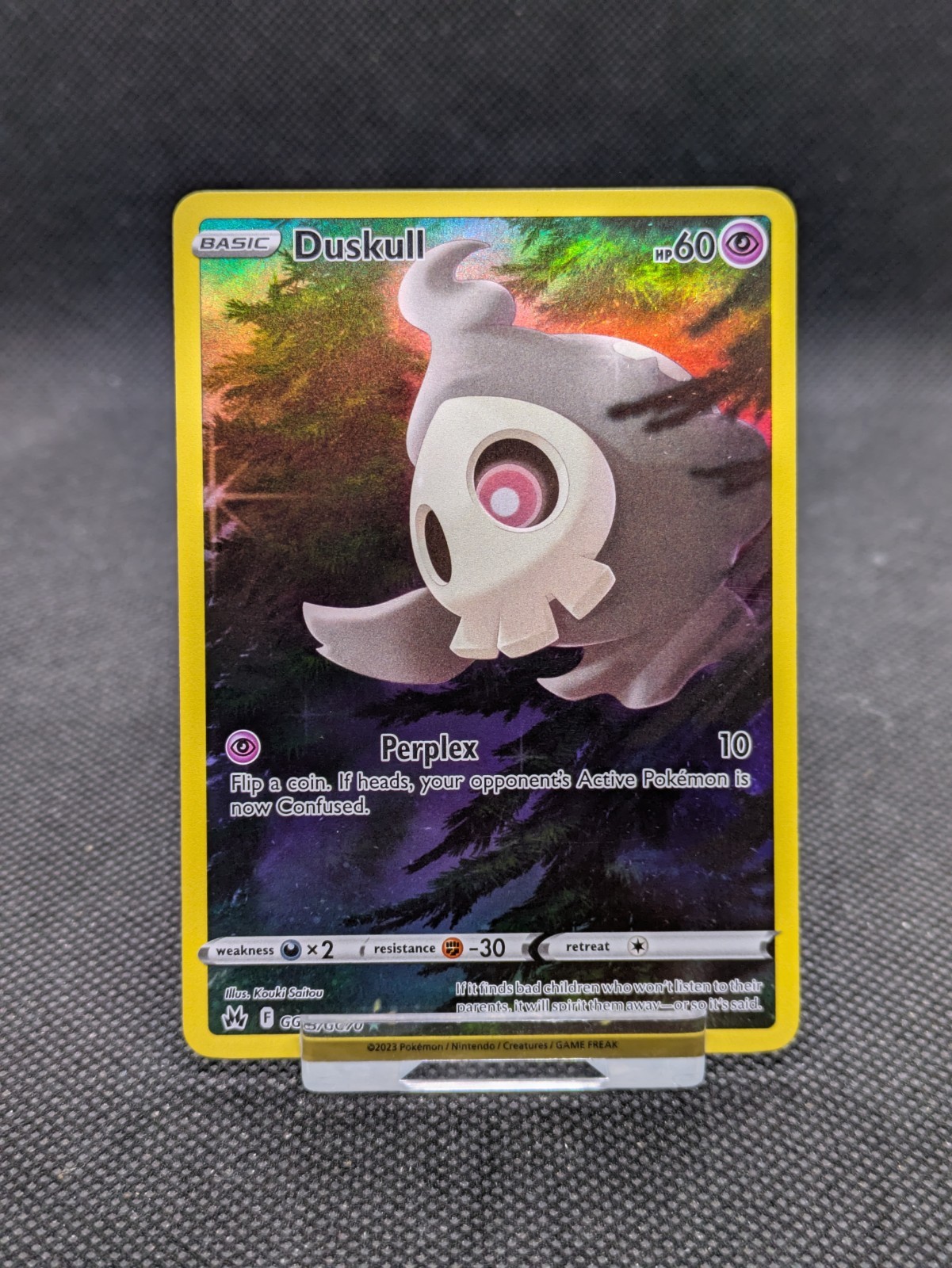 Duskull GG28/GG70 Crown Zenith Galarian Gallery Pokemon Card NM 