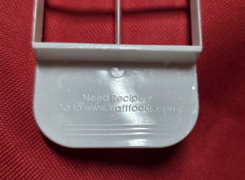 Cubo cortador/cortador de queso Kraft Velveeta de colección herramienta de cocina publicidad plástico EC - Imagen 5 de 5