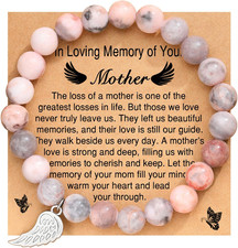 Memorial Bracelet for Loss of Mother or Miscarriage Sympathy Gift