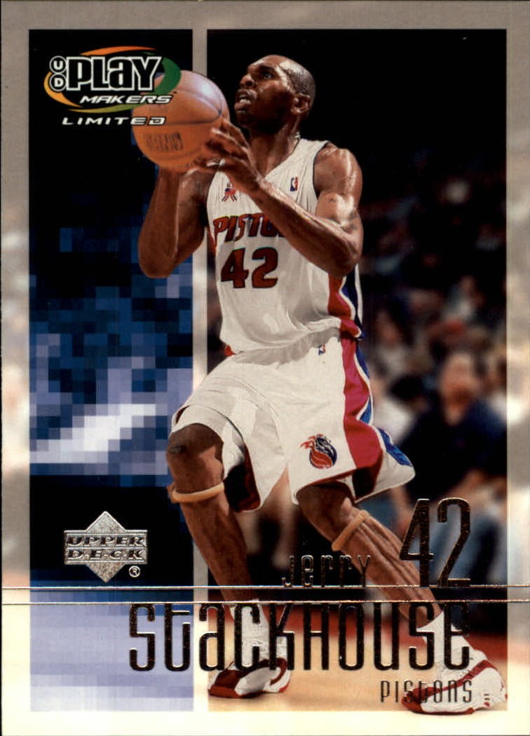 2001-02 Upper Deck Playmakers #23 Jerry Stackhouse - BSK