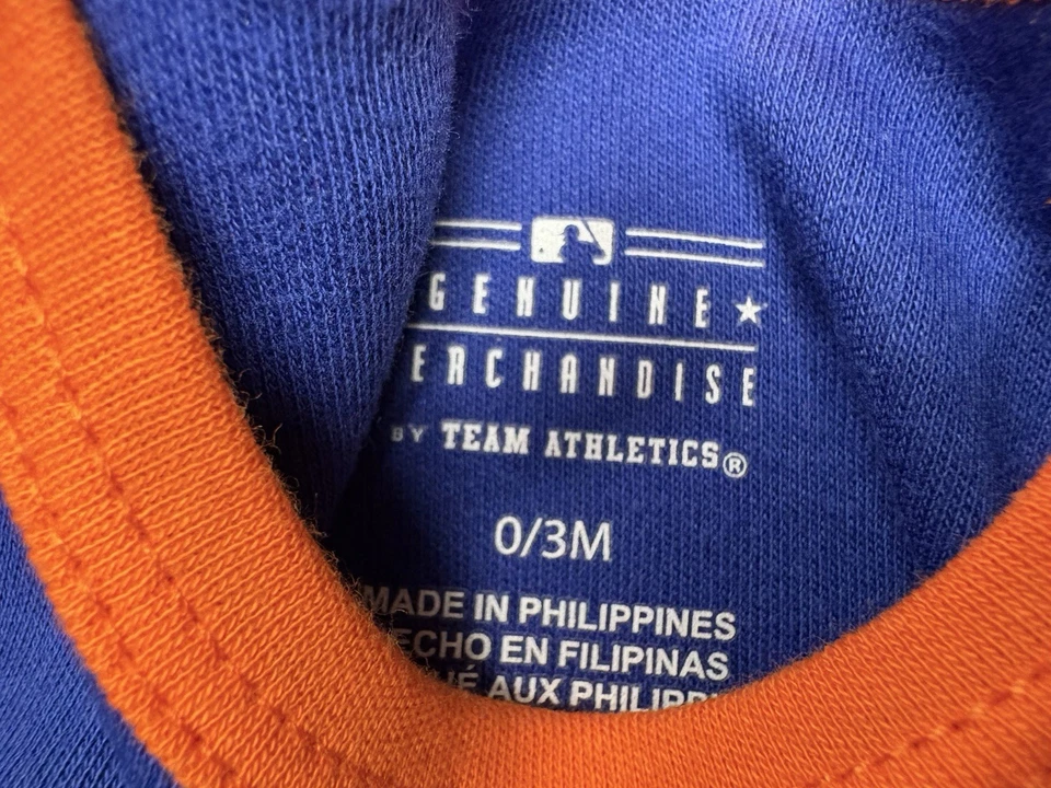 New York Mets MLB Genuino Lote De 3 Infantiles Niñas Body De Una Pieza Talla 0-3 M Foto 4 de 4