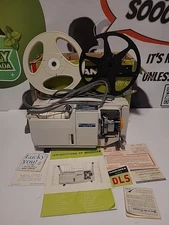 Vintage 1967 Hanimex Auto Super 8 DLS Projector • Working • Original Box, Manual