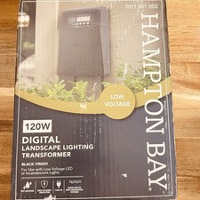 HAMPTON BAY 120W Landscape Lighting Transformer w/Dusk-to-Dawn 1011921002 NIB