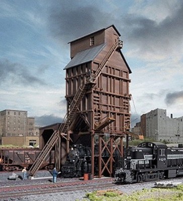 Walthers Cornerstone N Wood Coaling Tower Kit 3-5/8 x 2-1/4 x 6-1/2in 9 933-3823
