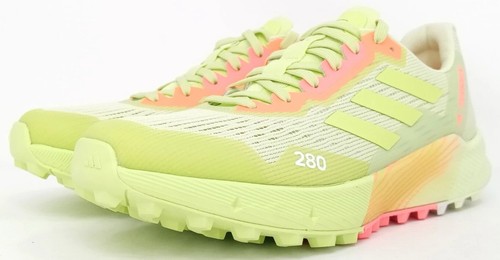 "NUEVO" Adidas Mujer Terrex Agravic Flow 2 W Trail Lime Tenis para Correr W 7.5 - Imagen 3 de 10