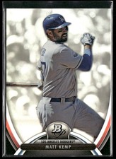 2013 Bowman Platinum Matt Kemp #20 Los Angeles Dodgers