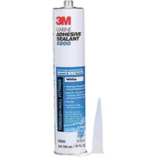 3M Marine Adhesive Sealant 5200, White, 295 ml Cartridge