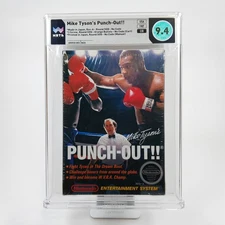 Mike Tyson's Punch-Out NES (CIB + Letter Insert) - Wata Graded 9.4