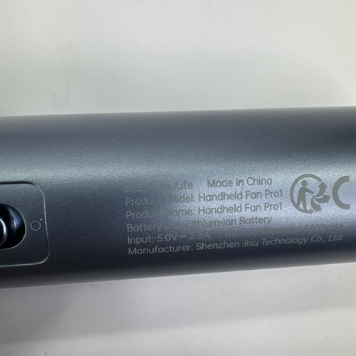 JISULIFE Portable Handheld Fan Pro1 BLUE Adjustable Turbo - Picture 4 of 5