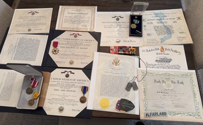 US Vietnam II Field Force Grouping Documents Dog Tags Rare Maag Ethiopia Doc.