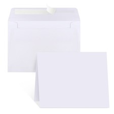 Blank Cards and Envelopes 4x6, 30 30 pcs A4 envelopes 30 cards, White
