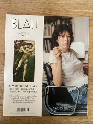 BLAU Ein Kunstmagazin Nr. 32 Nov 2018 Edward Burne Jones Camille Paglia Kunst
