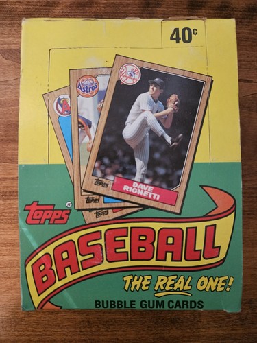 1987 Topps Baseball Cards box - 36 Factory Sealed Packs