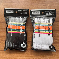 Set of 2 Family Mart White and Black Limited Tokyo Marathon 2026 Socks Japan New