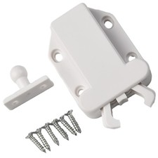 3kg Hold Loft Catch Hatch-Push Attic Cupboard Latch Press Lock Cabinet Panel