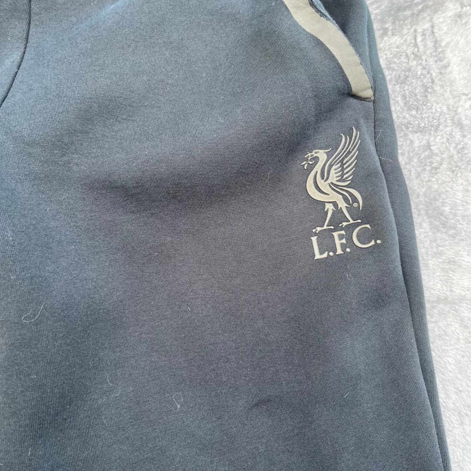 New Balance Liverpool FC Joggers Mens Medium Black LFC Soccer Sweatpants NB image 2