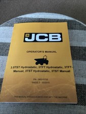 JCB 3 Ton Dumper Operators Handbook