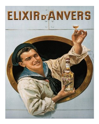 Vintage Sailor Elixier D'Anvers Wandkunst Für Heimdekoration Wandkunst