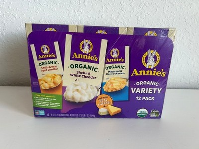 Annie's Organic VARIETY Mac & Cheese 12 PACK Includes 4 Boxes Each of 3 Flavors