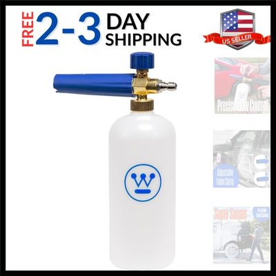 #ad Foam Cannon for Pressure Washers 3600 Max PSI 1 4” Connector for Gas and... $34.84