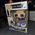 Funko POP! Rocks Elton John USA Glitter #63 FYE Exclusive
